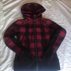 Lululemon Plaid Scuba Hoodie